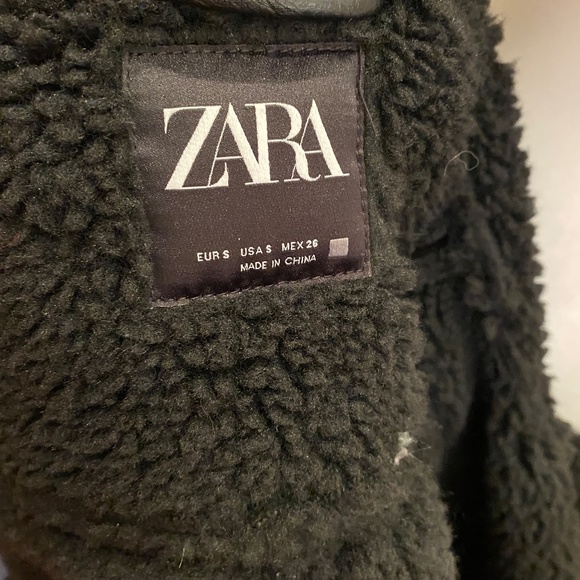 Faux suede and faux fur jacket from Zara - Picture 4 of 4